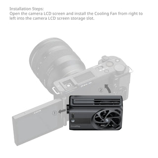 SmallRig 5329 Cooling Fan for Mirrorless Cameras (Basic Fan) 