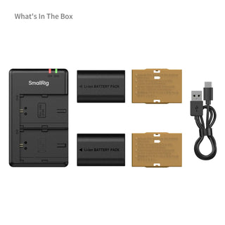 SmallRig 5408 Camera Battery and Charger Kit for Canon LP-E6P 