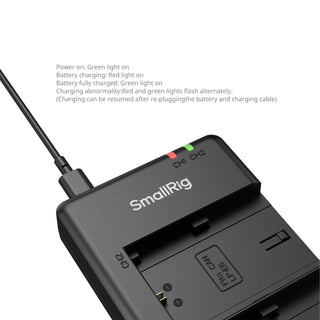 SmallRig 5408 Camera Battery and Charger Kit for Canon LP-E6P 