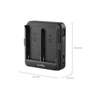 SmallRig 5536 Adapter Plate for NP-F Type Batteries (Supports UPS) 