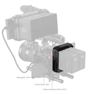 SmallRig 5536 Adapter Plate for NP-F Type Batteries (Supports UPS) 
