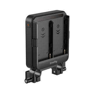 SmallRig 5537 Adapter Plate Kit for NP-F Type Batteries for 15mm LWS Rods (Supports UPS) 