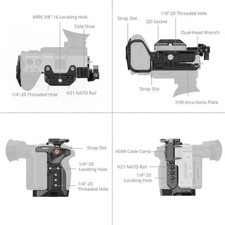 SmallRig 5588 Camera Cage Kit for Sony FX2