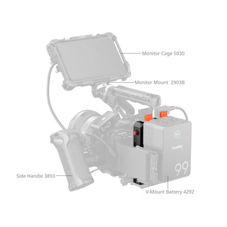 SmallRig 5653 Intelligent Power Management V-Mount Battery Mount Plate (Basic Edition) 
