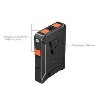 SmallRig 5653 Intelligent Power Management V-Mount Battery Mount Plate (Basic Edition) 