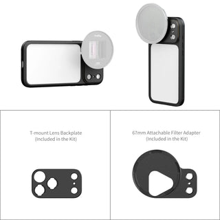 SmallRig 5793 FilMov Lightweight Photography Bumper Case for iPhone 17 Pro Max (Black)