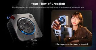 SmallRig 5821 P108 Neo mini LED Video Light (Nebula Gray) 