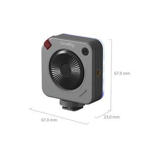 SmallRig 5821 P108 Neo mini LED Video Light (Nebula Gray) 