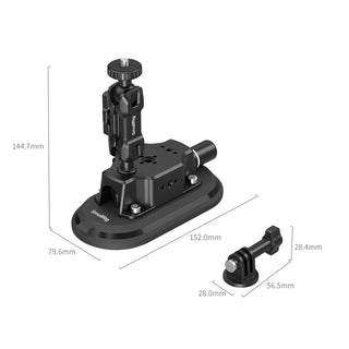 SmallRig 5842 3 × 6" Car Suction Support for Action Cameras 
