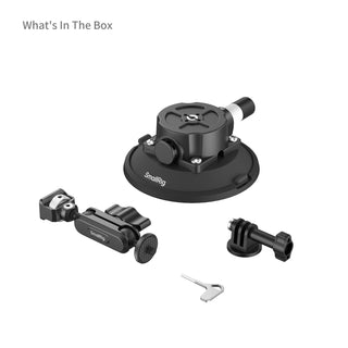 SmallRig 5855B 4.5" Suction Cup Mount for Action Cameras 