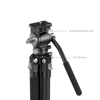 SmallRig 5885 Portable Carbon Fiber Tripod for Action Cameras