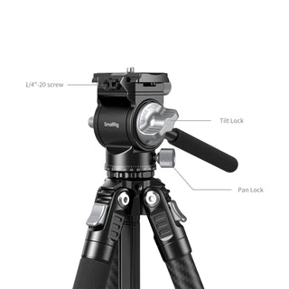 SmallRig 5885 Portable Carbon Fiber Tripod for Action Cameras