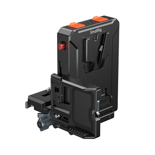 SmallRig 5899 Intelligent Power Management V-Mount Battery Plate Compatible with Arca-Swiss QR Plate 