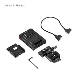 SmallRig 5899 Intelligent Power Management V-Mount Battery Plate Compatible with Arca-Swiss QR Plate 