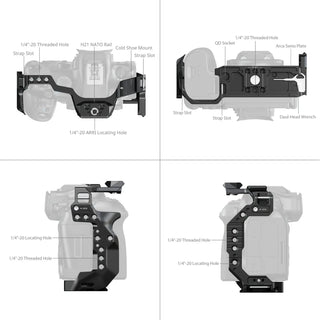 SmallRig 5954 "HawkLock" Quick Release Cage for Canon EOS R6 Mark III / R6 Mark II 