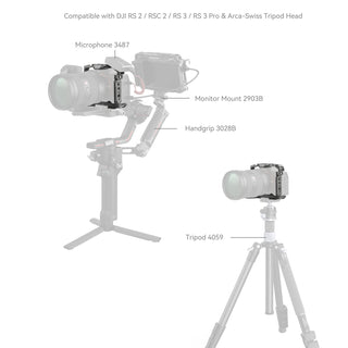 SmallRig 4481 HawkLock Quick Release Cage for Sony Alpha 7R V / Alpha 7 IV / Alpha 7S III / Alpha 1 / Alpha 7R IV