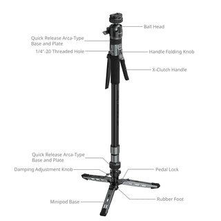 SmallRig 6285 × Potato Jet TRIBEX PRO Monopod (Photography Version)