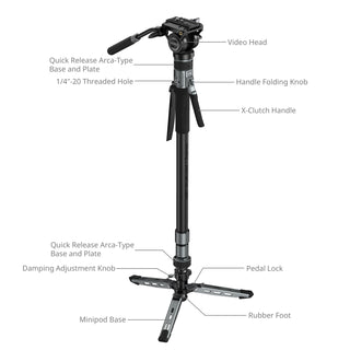 SmallRig 6286 × Potato Jet TRIBEX PRO Monopod (Video Version)