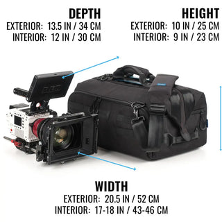 Tenba Cineluxe V2 Shoulder Bag 21 (Black, 32L)