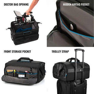 Tenba Cineluxe V2 Shoulder Bag 21 (Black, 32L)