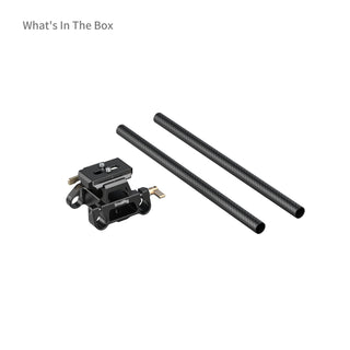 SmallRig 6761 Arca-Type Mount Plate with 15mm Dual Rod Clamp