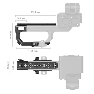 SmallRig 6781 Extension Mount Plate Kit for Sony XLR-H2