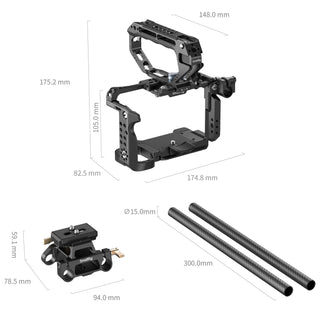 SmallRig 6924 "HawkLock" Advanced Cage Kit with Dual Rod System