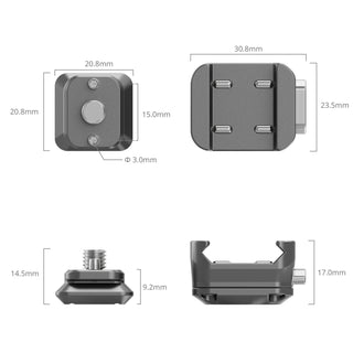 SmallRig 4491 HawkLock H21 Universal Quick Release Mount Plate Kit