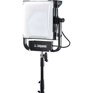 Litepanels Gemini 1 x 1 RGBWW LED Hard Panel (Standard Yoke, Bare Ends Power Cord)