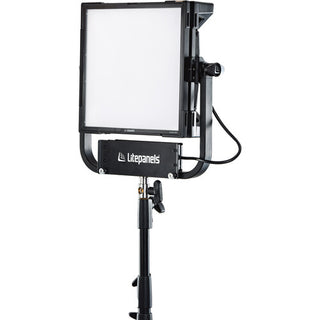 Litepanels Gemini 1 x 1 RGBWW LED Hard Panel (Standard Yoke, Bare Ends Power Cord)