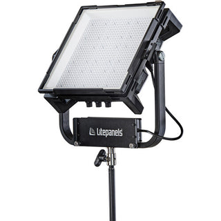 Litepanels Gemini 1 x 1 RGBWW LED Hard Panel (Standard Yoke, Bare Ends Power Cord)