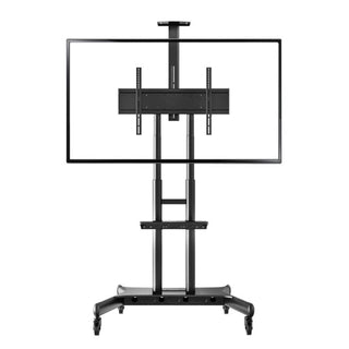 Atdec AD-TVC-75 Mobile AV Cart for TVs and Displays (Max Vesa 800x500, 75kg Payload, 50"-80" Displays)