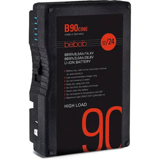 bebob B90CINE 14.4/28.8V 86Wh B-Mount Li-ion Battery