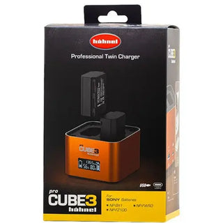 Hahnel Pro Cube 3 Charger for Select Sony FZ100, FW50 and BX1 Batteries