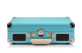 Crosley Cruiser Bluetooth Portable Turntable - Turquoise + Bundled Crosley Record Storage Crate Crosley
