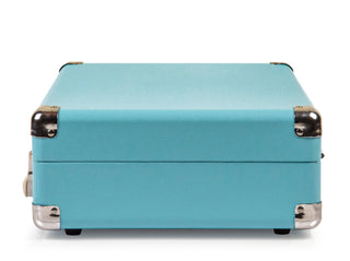 Crosley Cruiser Bluetooth Portable Turntable - Turquoise + Bundled Crosley Record Storage Crate Crosley