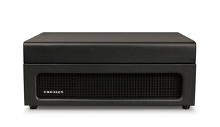 Crosley Voyager Bluetooth Portable Turntable - Black + Bundled Crosley Record Storage Display Stand Crosley