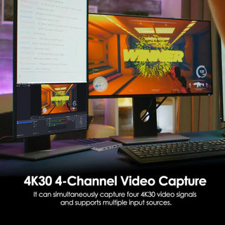 CineTreak CT-4 4K 4-Channel HDMI to USB Capture Device