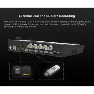 CineTreak Cinelive C2S SDI and HDMI Video Switcher with Built-In 5.5" LCD Screen