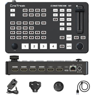 CineTreak V1 4-Channel HDMI Video Switcher with Vertical Live Streaming