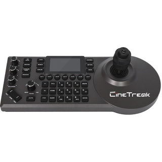 CineTreak CT-CR02 Multifunctional NDI PTZ Remote Controller with NDI HX Preview and Joystick Control