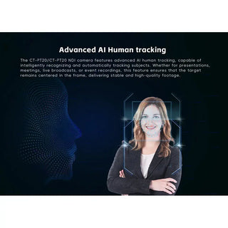 CineTreak CT-PT20 NDI PTZ Camera with 20x Optical Zoom