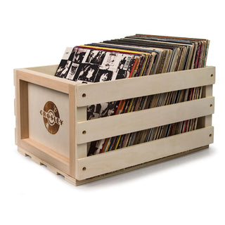Crosley Cruiser Bluetooth Portable Turntable - White Sands + Bundled Crosley Record Storage Crate Crosley