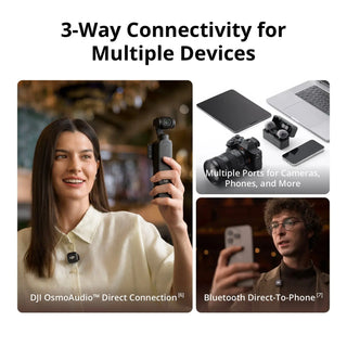 DJI Mic 3 Clip-On Transmitter/Recorder with Built-In Microphone