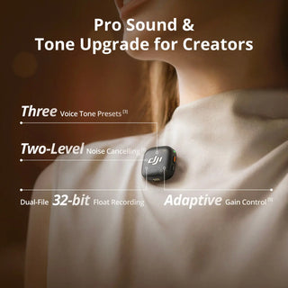 DJI Mic 3 Clip-On Transmitter/Recorder with Built-In Microphone