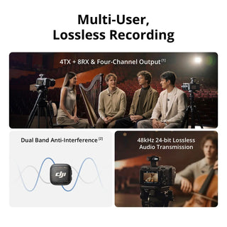 DJI Mic 3 Clip-On Transmitter/Recorder with Built-In Microphone