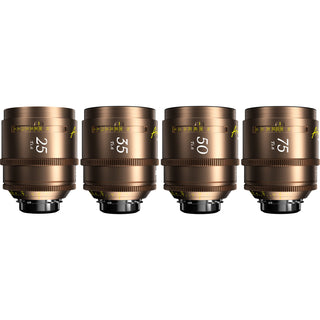 DZOFilm Arles Lustre T1.6 FF/VV Cinema Prime 4-Lens Kit (ARRI PL, Metric)