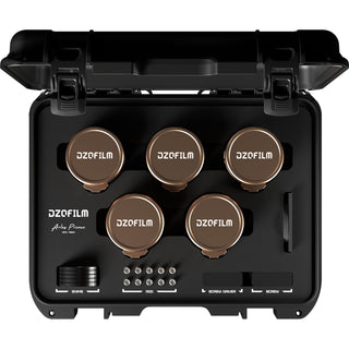 DZOFilm Arles Lustre T1.6 FF/VV Cinema Prime 5-Lens Kit (ARRI PL, Imperial)