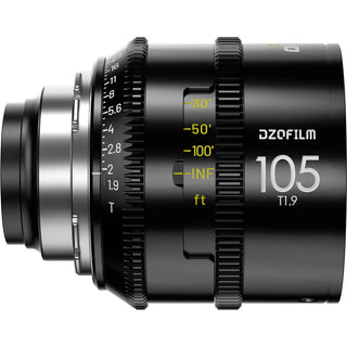 DZOFilm Vespid II 105mm T1.9 Prime Lens (ARRI PL, Feet)