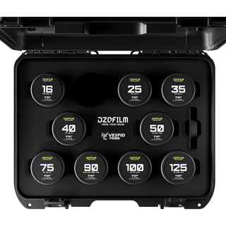 DZOFilm VESPID Prime 9-Lens Kit (PL and EF Mounts, Imperial)